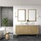 James Martin Vanities Laurent 72in Double Vanity, Light Natural Oak w/ 3 CM Carrara Marble Top 545-V72-LNO-3CAR - alternate 3